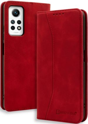 Bodycell Θήκη - Πορτοφόλι Xiaomi Redmi Note 11 Pro / Redmi Note 12 Pro 4G - Red (5206015072178) 04-01219