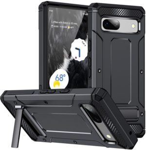 Techsuit Hybrid Armor Kickstand - Ανθεκτική Θήκη Google Pixel 7a με Kickstand - Black (5949419067776) 117937