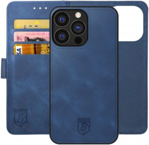 Rosso Element 2 in 1 - PU Θήκη Πορτοφόλι Apple iPhone 14 Pro - Blue (8719246369605) 109177