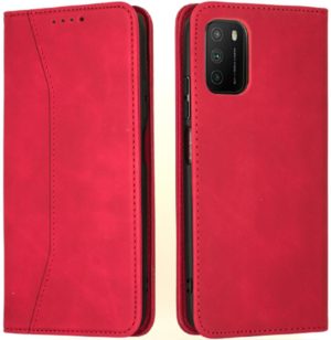 Bodycell Θήκη - Πορτοφόλι Xiaomi Poco M3 - Red (5206015063329) 81496
