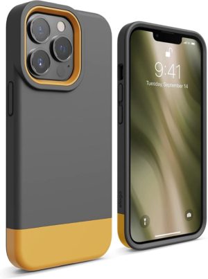 Elago Θήκη Glide - Apple iPhone 13 Pro - Dark Gray / Yellow (ES13GL61PRO-DGYYE) ES13GL61PRO-DGYYE