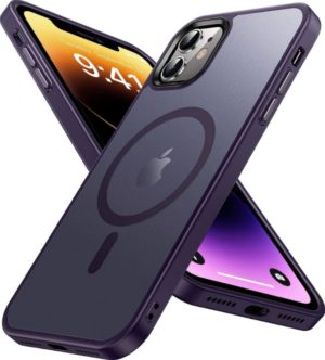 HappyCase Ημιδιάφανη Σκληρή Θήκη MagSafe - Apple iPhone 11 - Matte Purple (8719246412066) 117282