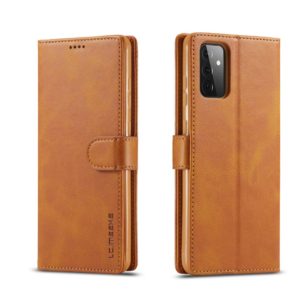 Θήκη Samsung Galaxy A72 5G LC.IMEEKE Wallet Leather Stand-brown MPS15174