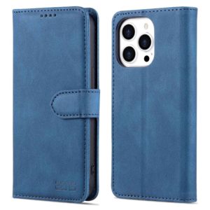 Θήκη iphone 14 Pro AZNS Wallet PU Leather Stand-Blue MPS15685
