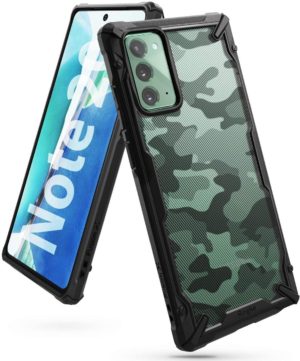 Ringke Fusion X Θήκη Σιλικόνης Samsung Galaxy Note 20 - Camo Black (71593) 71593