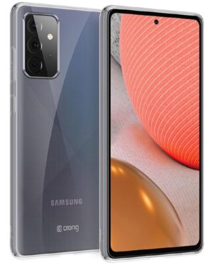 Crong Slim Διάφανη Θήκη Σιλικόνης Samsung Galaxy A72 - 0.8mm - Clear (CRG-CRSLIM-SGA72-TRS) CRG-CRSLIM-SGA72-TRS