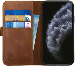 Rosso Deluxe Δερμάτινη Θήκη Πορτοφόλι Apple iPhone 11 Pro - Brown (8719246206054) 93465