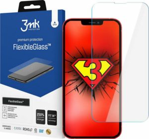 3MK Premium Flexible Glass - Αντιχαρακτικό Υβριδικό Προστατευτικό Γυαλί Οθόνης - Apple iPhone 13 Pro Max - 0.3mm (5903108412766) 86559