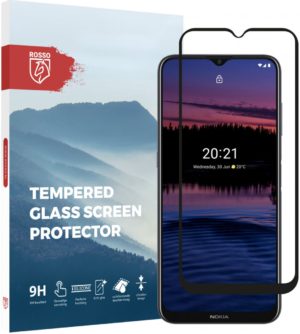 Rosso Tempered Glass - FullFace Αντιχαρακτικό Προστατευτικό Γυαλί Οθόνης Nokia G20 / G10 - Black (8719246315367) 94711