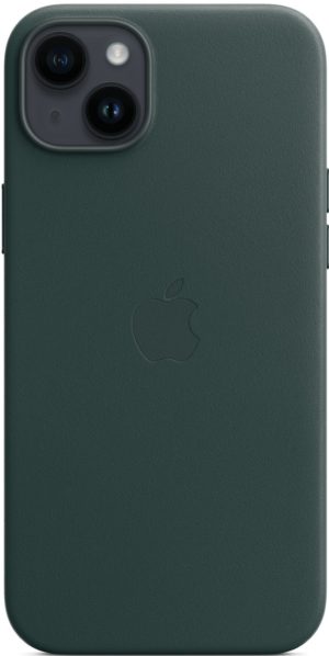 Official Apple Leather Case - Δερμάτινη Θήκη με MagSafe Apple iPhone 14 Plus - Forest Green (MPPA3ZM/A) 13019959