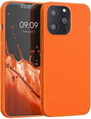 KWmobile Θήκη Σιλικόνης Apple iPhone 13 Pro - Neon Orange (55957.69) 55957.69