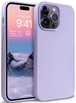 Crong Color Θήκη Premium Σιλικόνης Apple iPhone 14 Pro Max - Purple (CRG-COLR-IP1467P-PRP) CRG-COLR-IP1467P-PRP