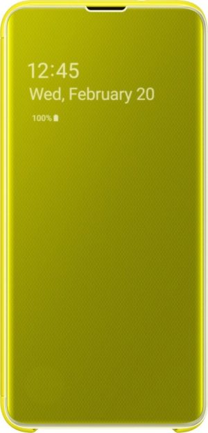 Official Samsung Clear View Cover Samsung Galaxy S10e - Yellow (EF-ZG970CYEGWW) 13013020
