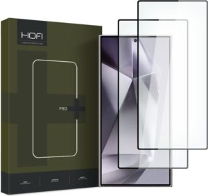 Full Face Αντιχαρακτικό Γυαλί Οθόνης - Samsung Galaxy S24 Ultra - Hofi Premium Pro+ Tempered Glass - 2 Τεμάχια - Black (5906203690343) 118136