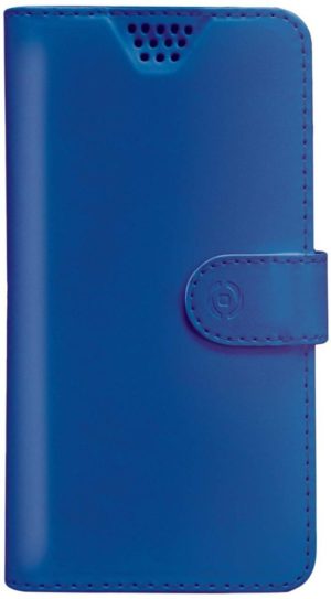 Celly Wally Θήκη - Πορτοφόλι Universal για Smartphones εώς 4.5 - Blue (WALLYUNILBL) WALLYUNILBL