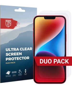 Rosso Ultra Clear Screen Protector - Μεμβράνη Προστασίας Οθόνης - Apple iPhone 14 Plus - 2 Τεμάχια (8719246369704) 108363