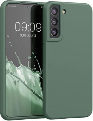 KWmobile Θήκη Σιλικόνης Samsung Galaxy S22 Plus 5G - Soft Flexible Rubber Cover - Forest Green (56761.166) 56761.166