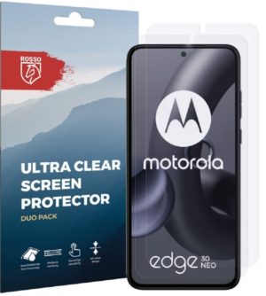 Rosso Ultra Clear Screen Protector - Μεμβράνη Προστασίας Οθόνης - Motorola Edge 30 Neo - 2 Τεμάχια (8719246375682) 109800