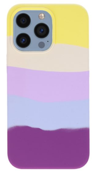 Vivid Silicone Cover - Θήκη Σιλικόνης Apple iPhone 13 Pro - Rainbow Stripes (VISILI197RAINBOWSTRIPES) 13017674