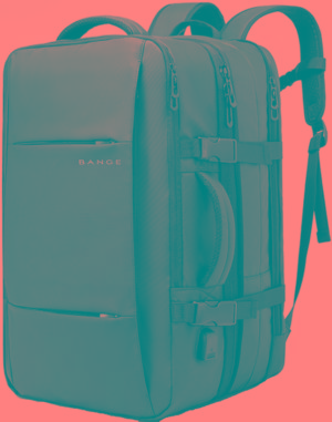 Bange 1908 Business Travel Backpack - Ανθεκτικό Επεκτάσιμο Σακίδιο / Τσάντα Πλάτης - Μεταφοράς Laptop έως 17.3 - 26L έως 45L - Grey 116828