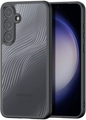 Premium Ημιδιάφανη Σκληρή Θήκη - Samsung Galaxy S24 Plus - DuxDucis Aimo Series - Black (6934913022757) 117966