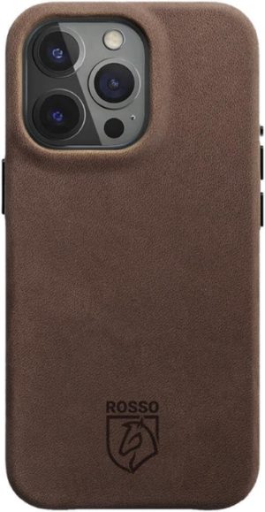 Rosso Elite Back Cover - Δερμάτινη Θήκη MagSafe - Apple iPhone 15 Pro - Brown (8719246442032) 119365