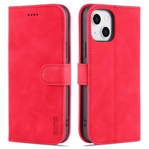 Θήκη iphone 14 Plus AZNS Wallet PU Leather Stand-Red MPS15695