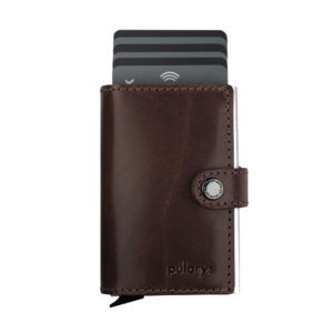 PULARYS RFID VIKING Card Holder Καφέ δέρμα 167214101