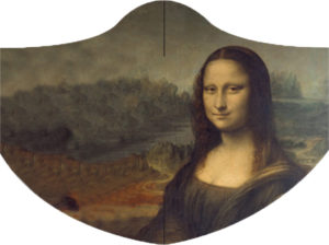Μάσκα προστασίας LOQI LEONARDO DA VINCI Mona Lisa