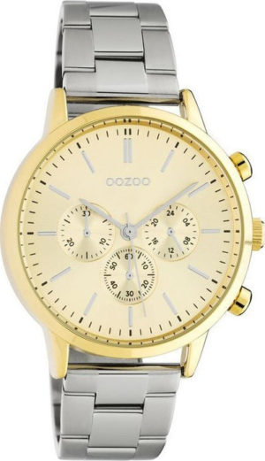 OOZOO Timepieces Ρολόι Γυναικείο Ασημί Μπρασελέ Ανοξείδωτο Ατσάλι C10562