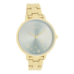 OOZOO Timepieces Ρολόι Γυναικείο Επιχρυσωμένο Ανοξείδωτο Ατσάλι μπρασελέ C11123