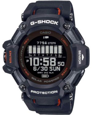 CASIO G-SHOCK Χρονογράφος Smartwatch Ρολόι Μαύρο Καουτσούκ Λουράκι Βιολογικής προέλευσης GBD-H2000-1AER