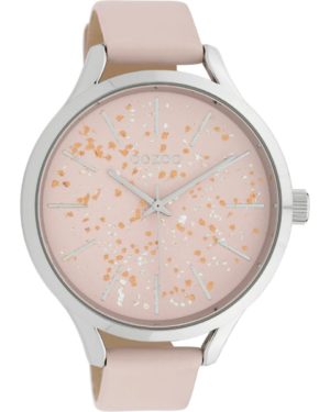 OOZOO timepieces Ρολόι Γυναικείο Ροζ Δερμάτινο Λουράκι C10087