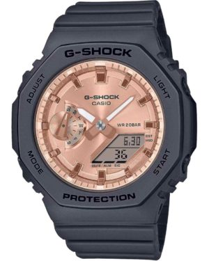CASIO G-Shock Dual Time Chronograph Ρολόι Γυναικείο Μαύρο Λουράκι Ρητίνης GMA-S2100MD-1AER