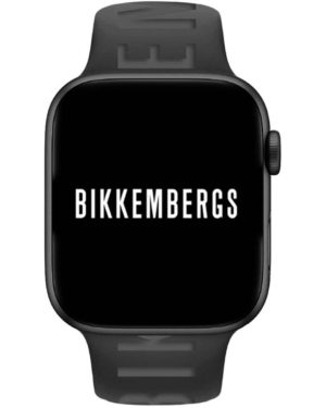 BIKKEMBERGS Medium Smartwatch Μαύρο Λουράκι Σιλικόνης BK06
