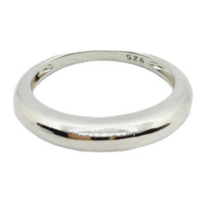 Γυναικείο Δαχτυλίδι ασήμι 925° Βέρα KL000028 - Ασημί