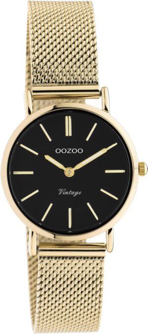 OOZOO Ρολόι Γυναικείο Χρυσό Mesh Μεταλλικό Μπρασελέ C20232