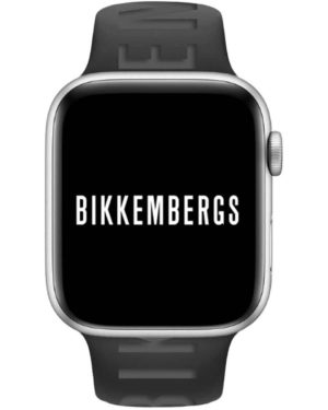 BIKKEMBERGS Medium Smartwatch Μαύρο Λουράκι Σιλικόνης BK08