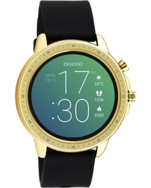 OOZOO Timepieces Smartwatch Ανδρικό Ρολόι Μαύρο Καουτσούκ Λουρί Q00301