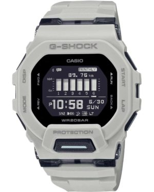 CASIO G-SHOCK Χρονογράφος Smartwatch Ρολόι Γκρι Καουτσούκ Λουράκι GBD-200UU-9ER