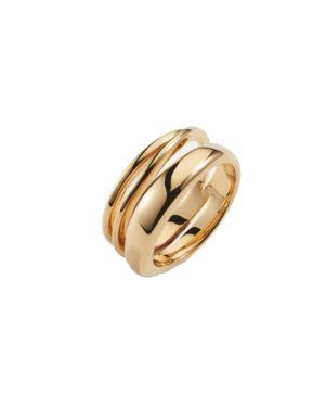 ALEYOLE TRIPLE Δαχτυλίδι επιχρυσωμένο Ασήμι 925 RG4451-12