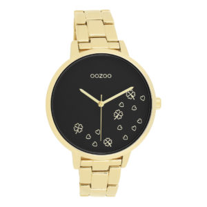 OOZOO Timepieces Ρολόι Γυναικείο Επιχρυσωμένο Ανοξείδωτο Ατσάλι μπρασελέ C11124