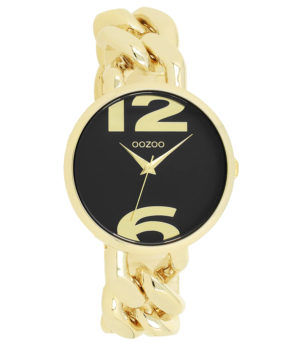 OOZOO Ρολόι Γυναικείο Χρυσή Μεταλλική Αλυσίδα μπρασελέ C11264