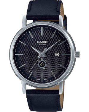 CASIO Collection Ρολόι Unisex Μαύρο Δερμάτινο Λουράκι MTP-B125L-1AVEF