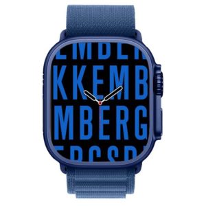 BIKKEMBERGS Big Smartwatch Μπλε Υφασμάτινο Λουράκι BK13-11N