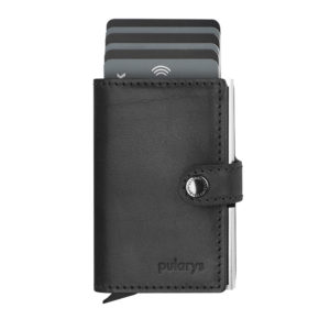 PULARYS RFID NORDIC Card Holder Μαύρο δέρμα 172114101