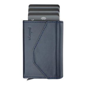 PULARYS RFID RAVEN Card Holder μπλε δέρμα 172913104