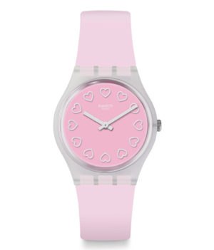 SWATCH ALL PINK ΡΟΛΟΙ Pink rubber Strap GE273