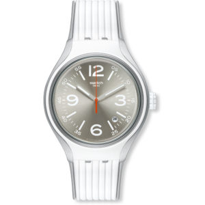 SWATCH GO DANCE Unisex ρολόι Λευκό καουτσούκ λουράκι YES4005