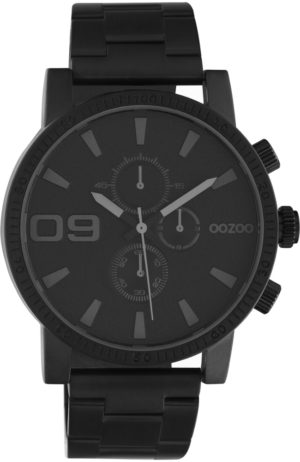 OOZOO Timepieces Ρολόι Μαύρο μεταλλικό Μπρασελέ C10709